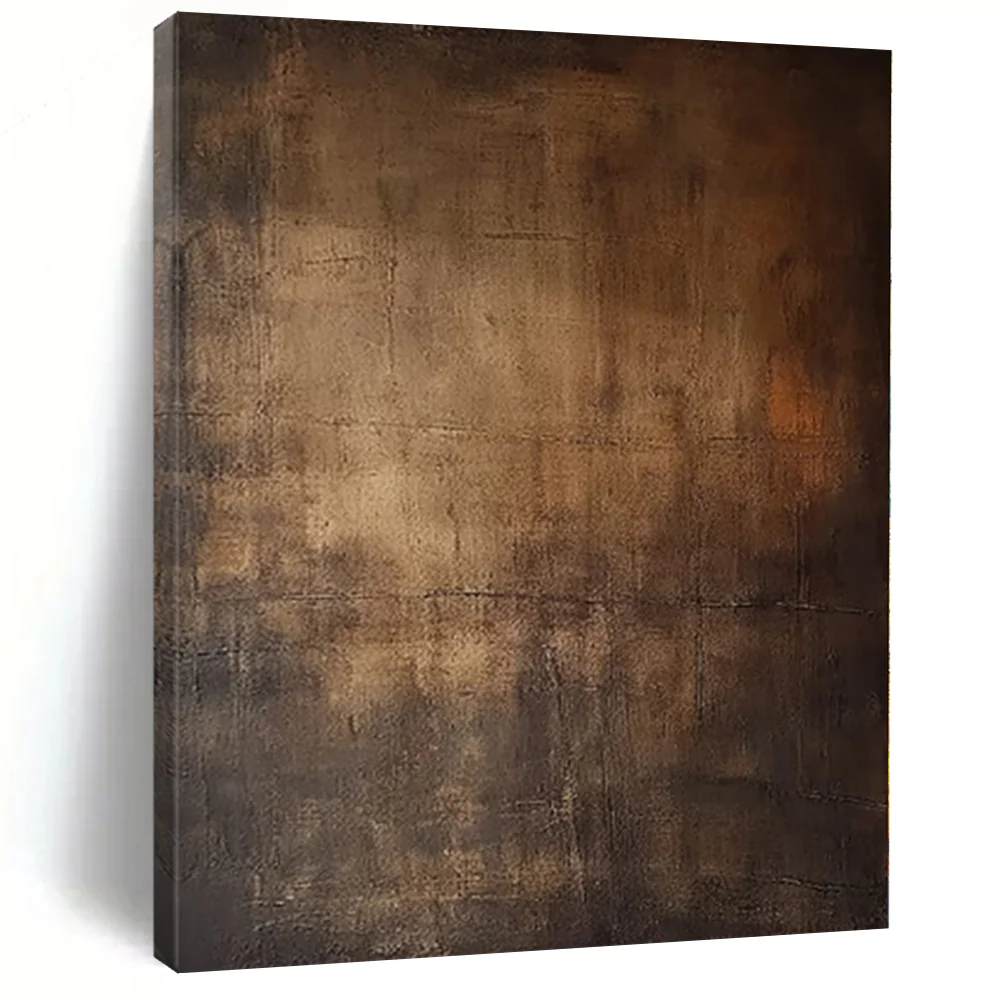 Brown_Abstract_Rustic_Textured_Acrylic_Canvas_Wall_Art_PZEY7 wall art